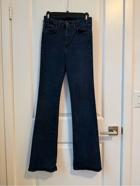 Joe’s Dark Wash Women's Flared Jeans - stretch 8/10